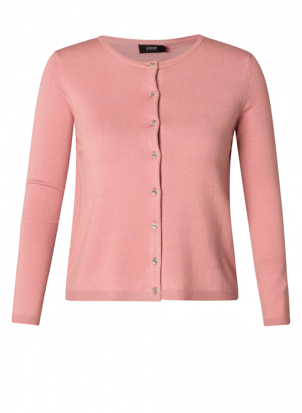 Roze Fijngebreid Vestje
