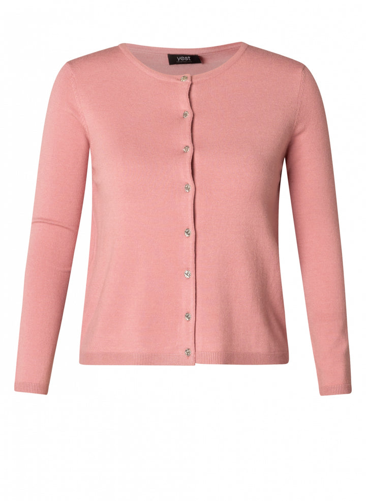 Roze Fijngebreid Vestje