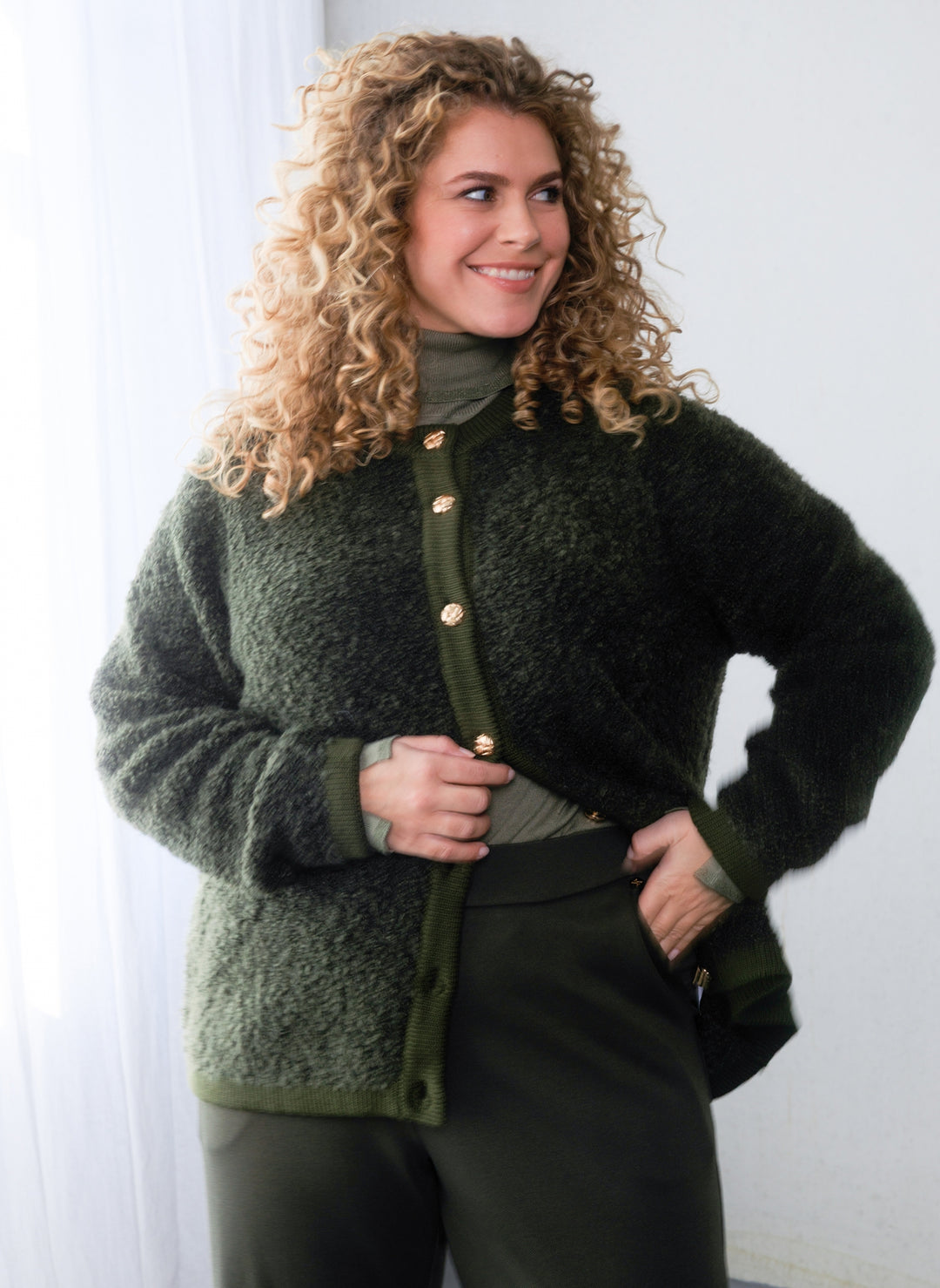 Armygroen Teddy Vest