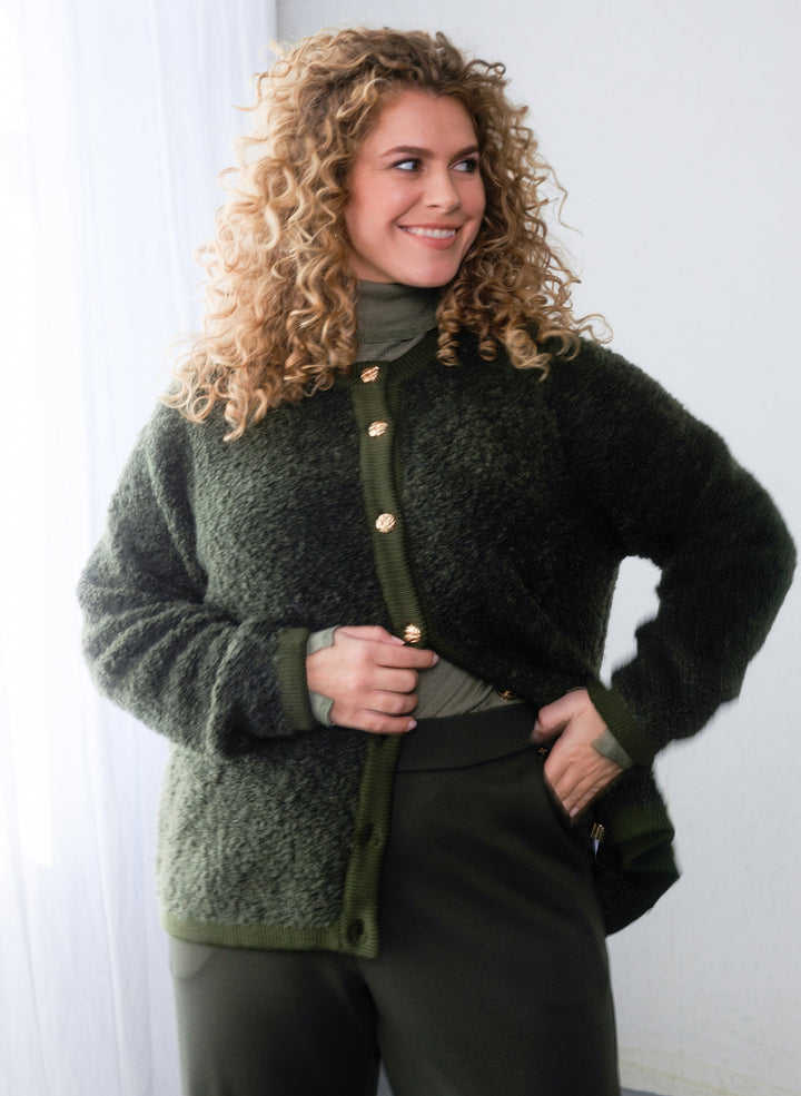 Armygroen Teddy Vest
