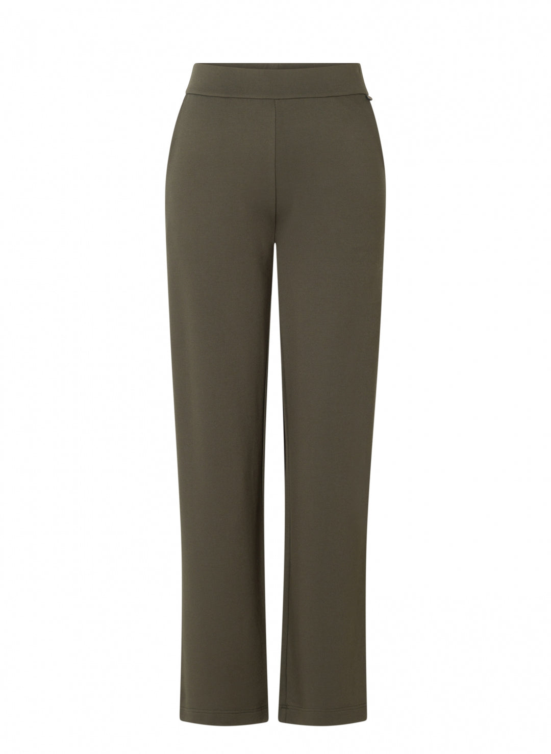Rechte Broek In Army Green