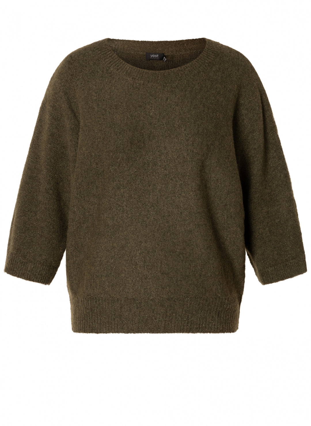 Gebreide Trui In Army Green