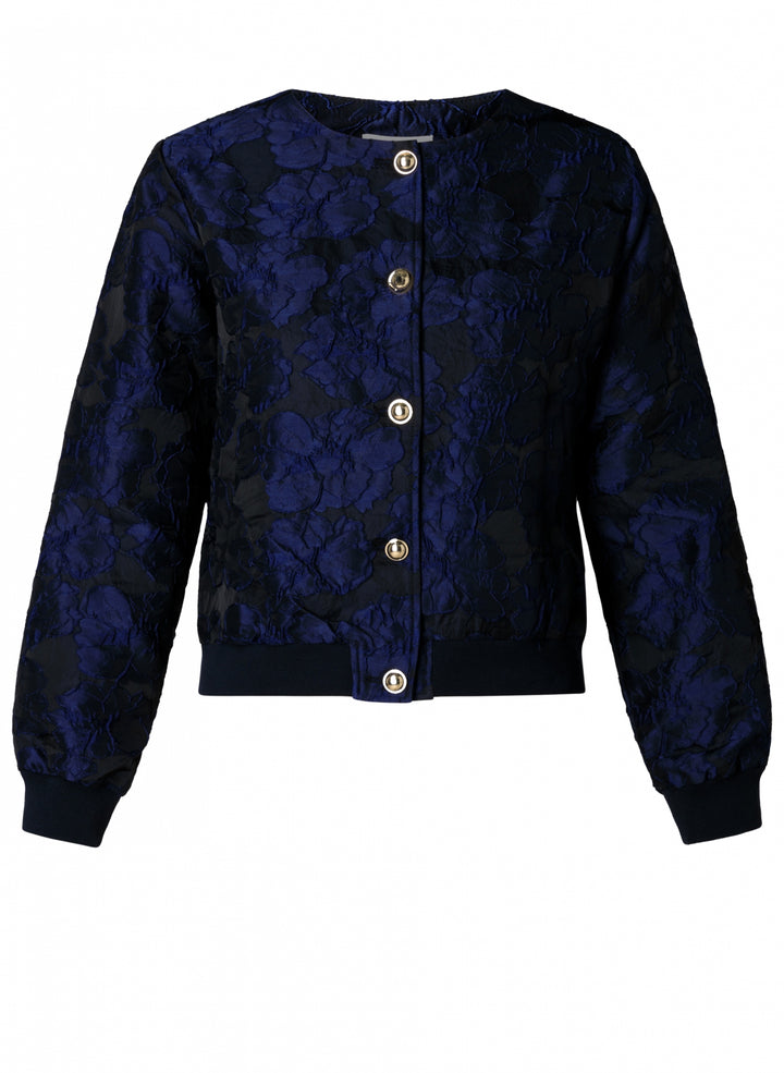 Chic bomberjack met bloemen