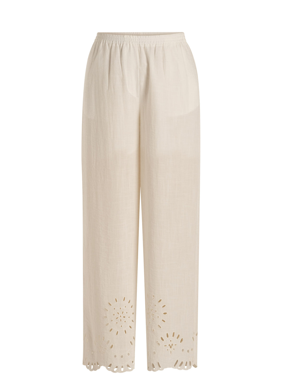 Witte Broek Met Borduursel