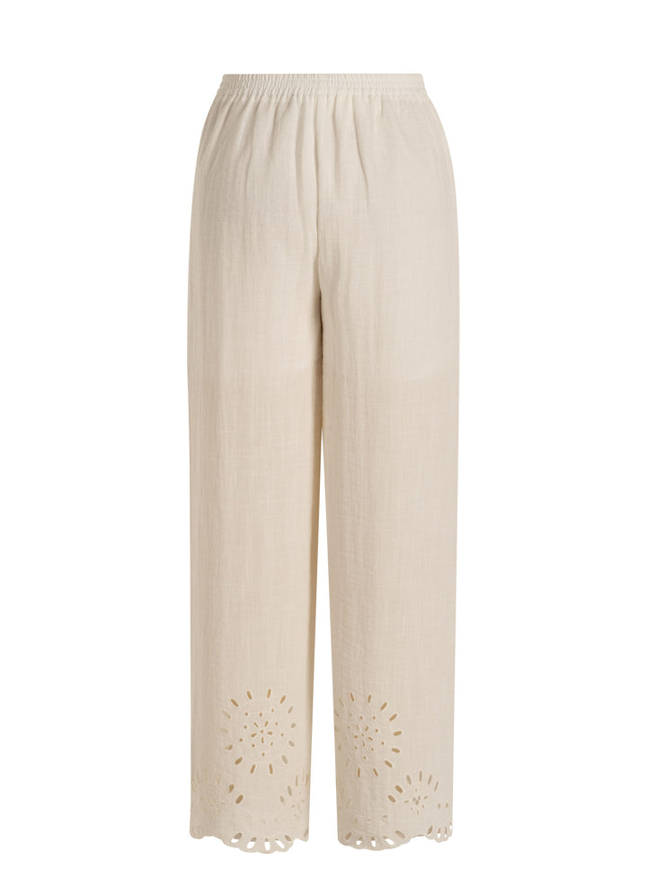 Witte Broek Met Borduursel