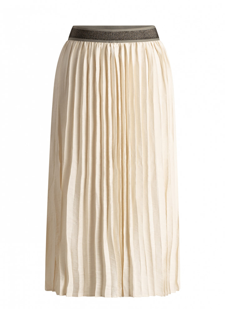 Geplooide Satijnlook Rok