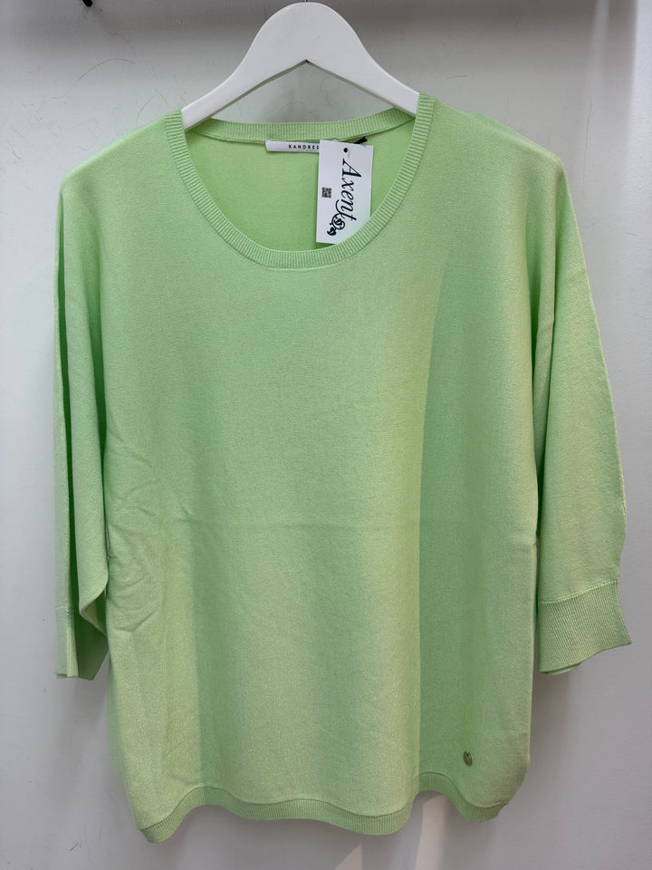 Fijngebreid Lurex Truitje Met Glansdraad