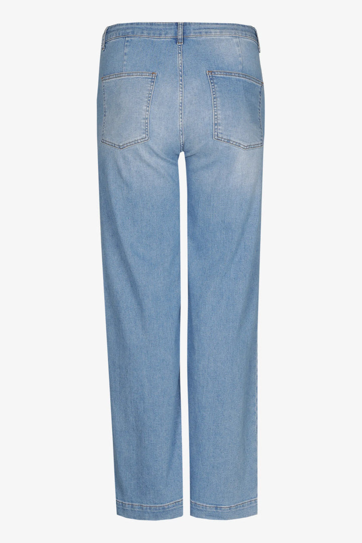 jeansbroek met rechte pijpen