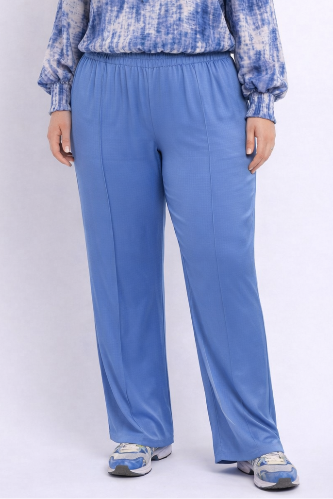 Blauwe Wide Leg Broek
