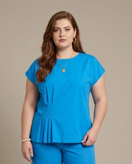 Blouse Met Plissé