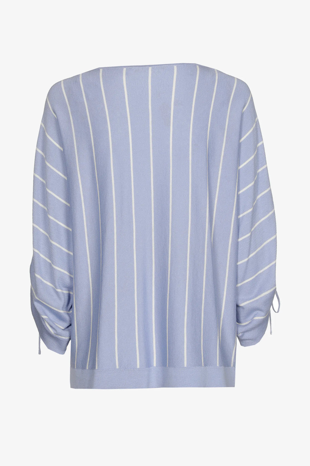 Gestreept Zijden Truitje Met Verstelbare Mouwen