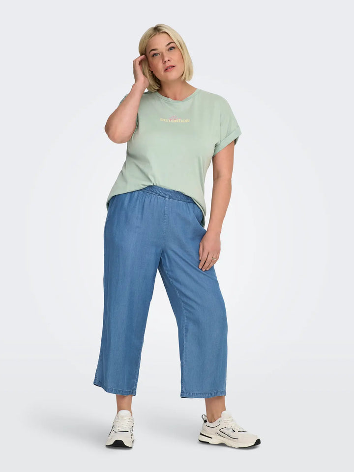 Luchtige Cropped Broek
