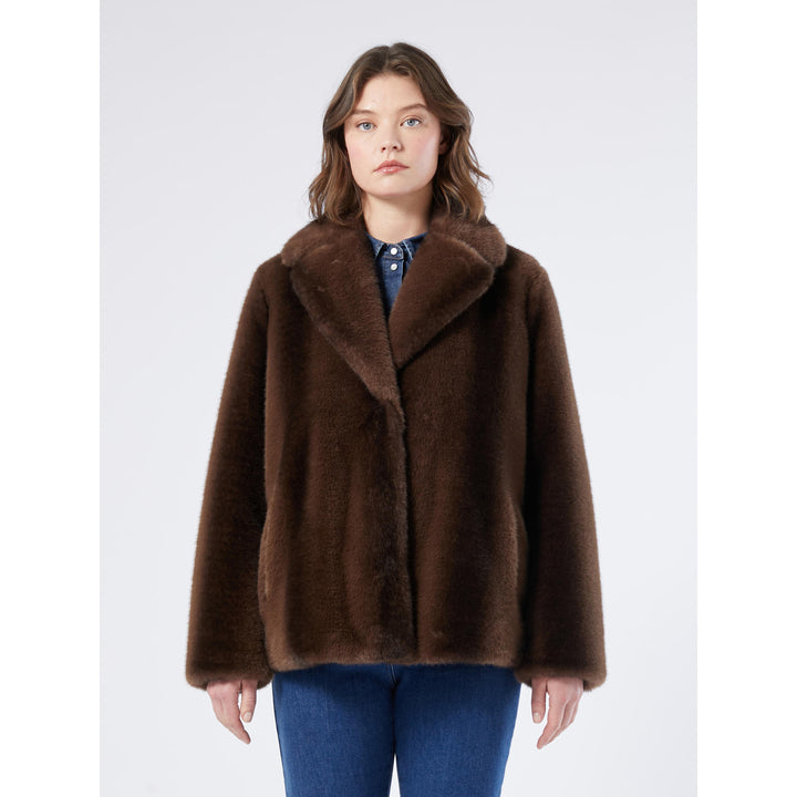 Faux Fur Mantel