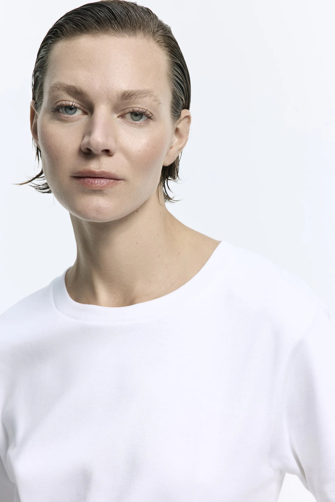 T-Shirt Ronde Hals Wit