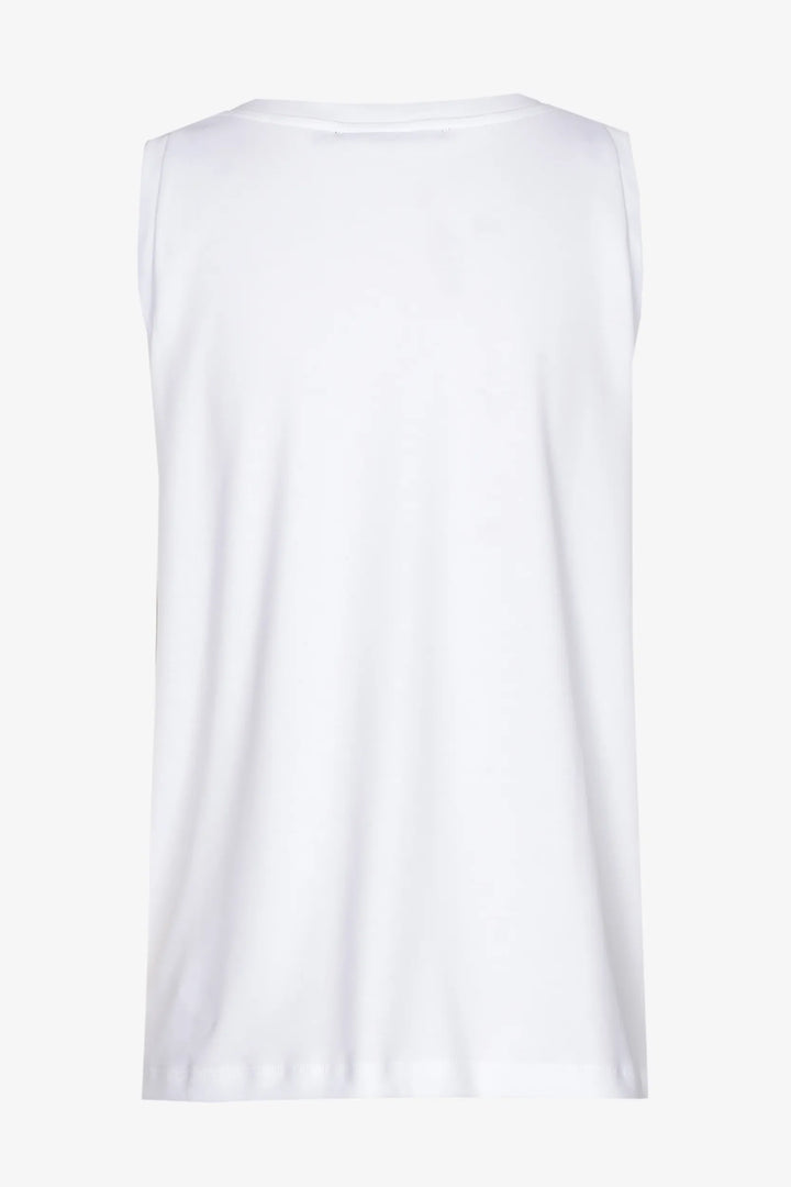 Top Ronde Hals Wit