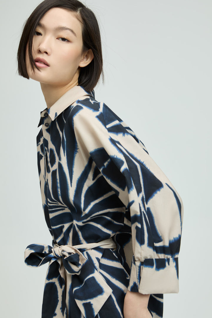 Butterfly Print Katoenen Blouse