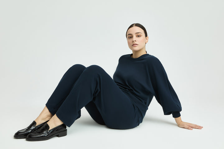 Soft Navy Sweater Comfort