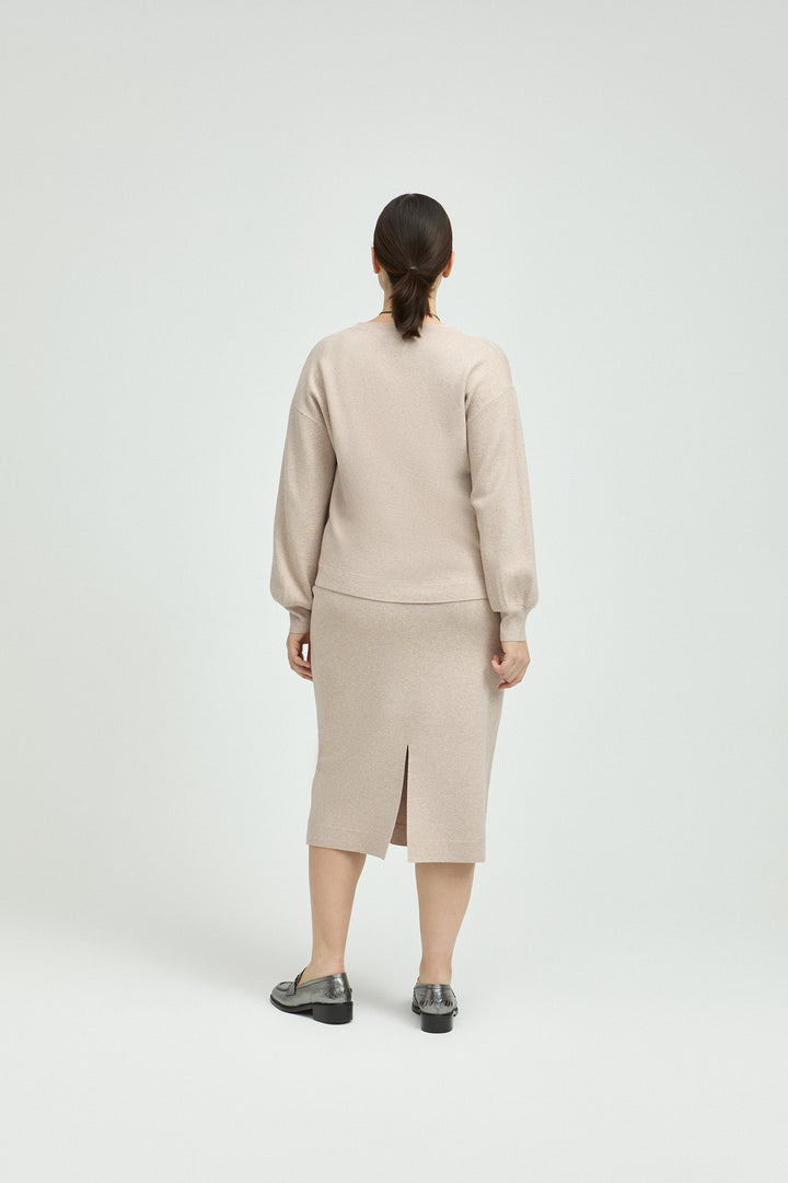 Comfy Viscose Trui Cappuccino