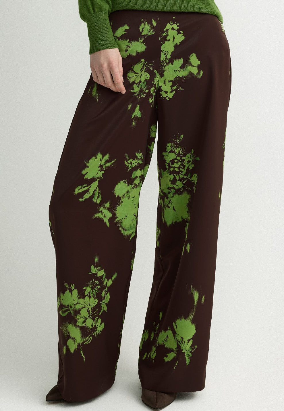 Broek met Florale Print