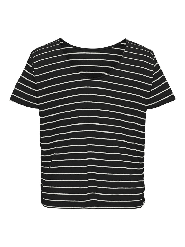 Gestreepte Basic T-shirt