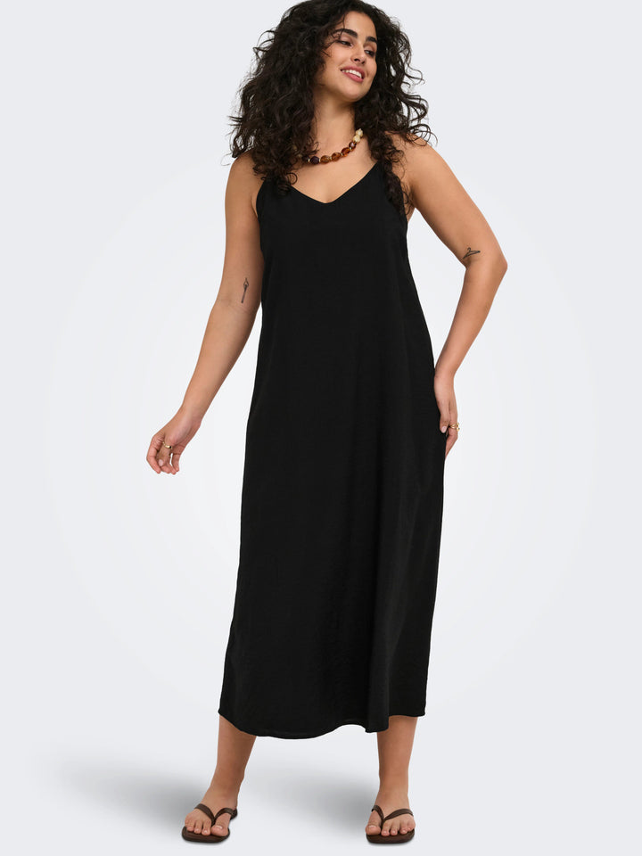 Zwarte Maxi-jurk