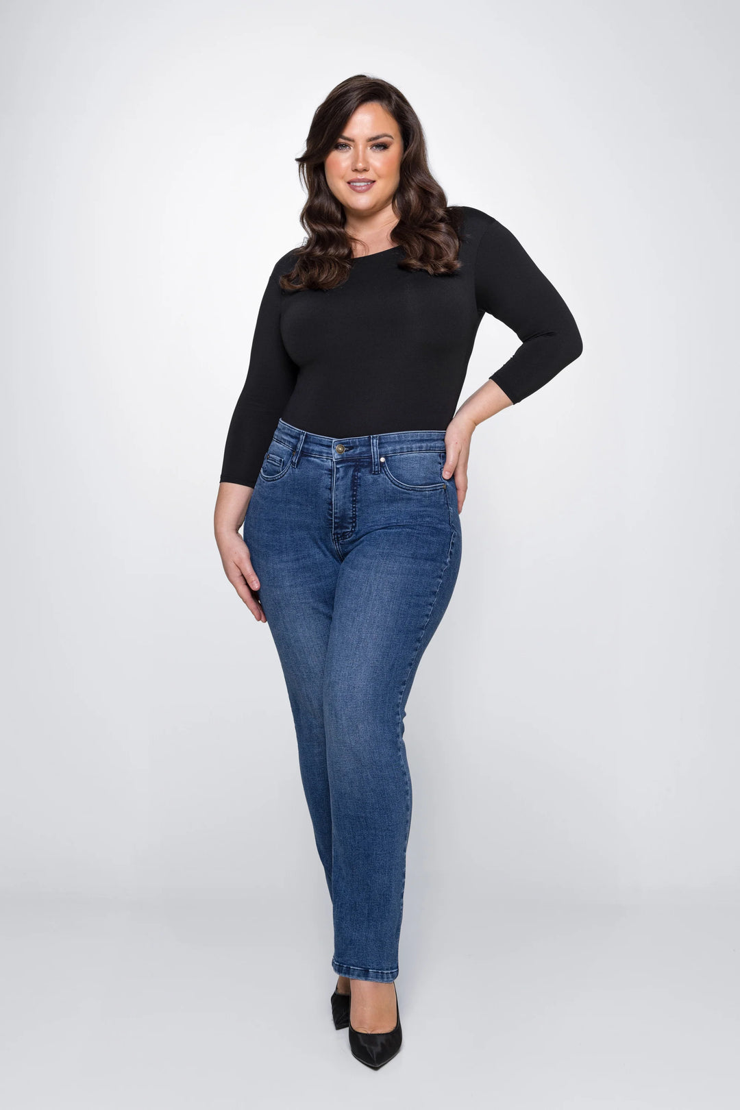 Roxi Sofia Straight Jeans Met Rechte Pijpen | Grote Maten Mode bij Axent