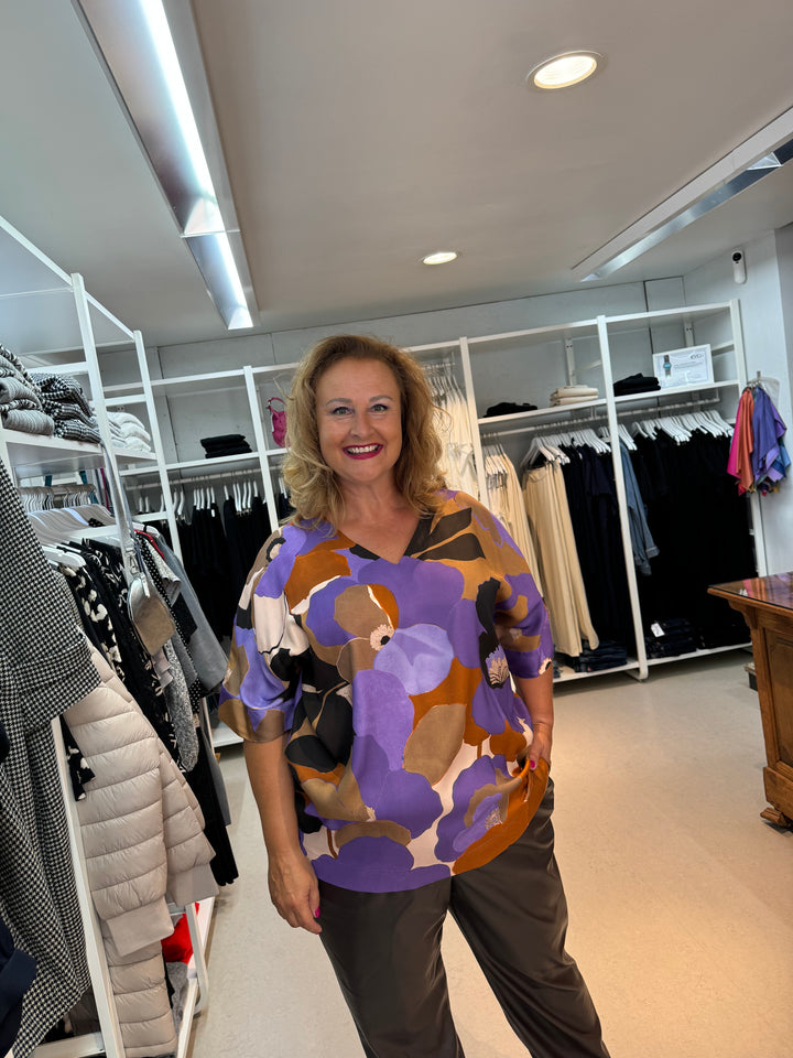 blouse met mooie bloemenprint