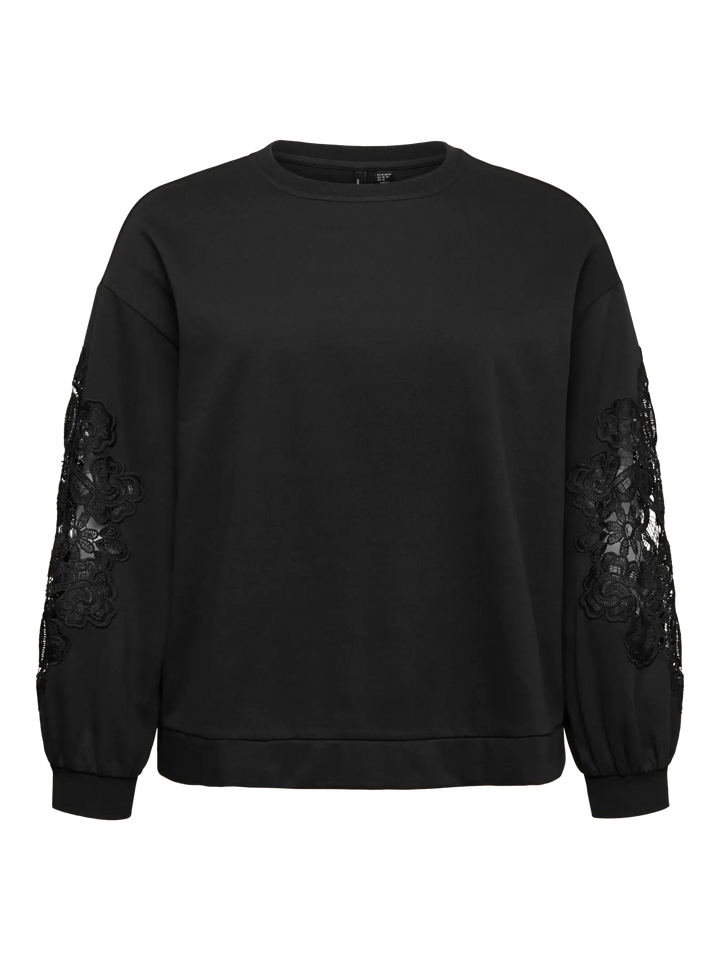 Sweater met Kantdetails