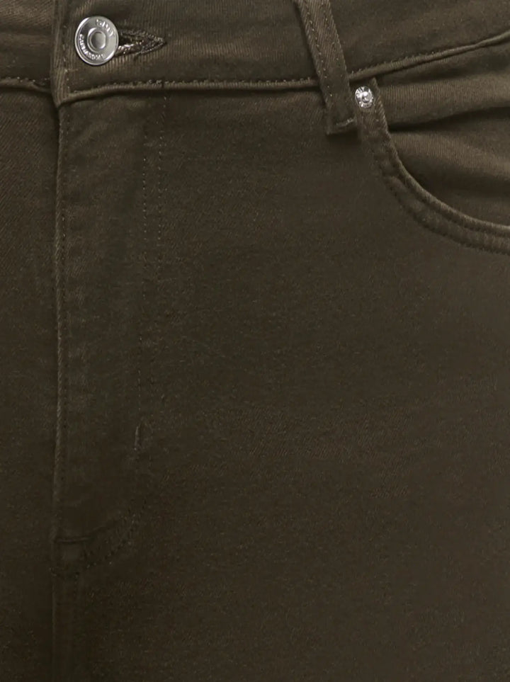 Donkerbruine Wide Leg Jeans