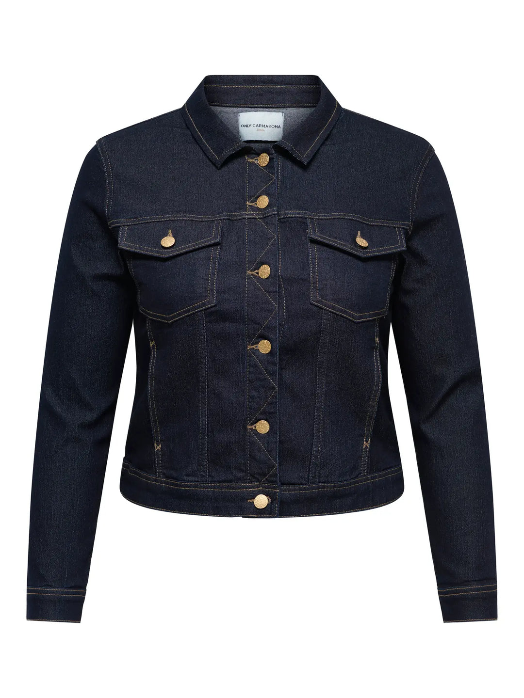 Donkerblauw Denim Jasje