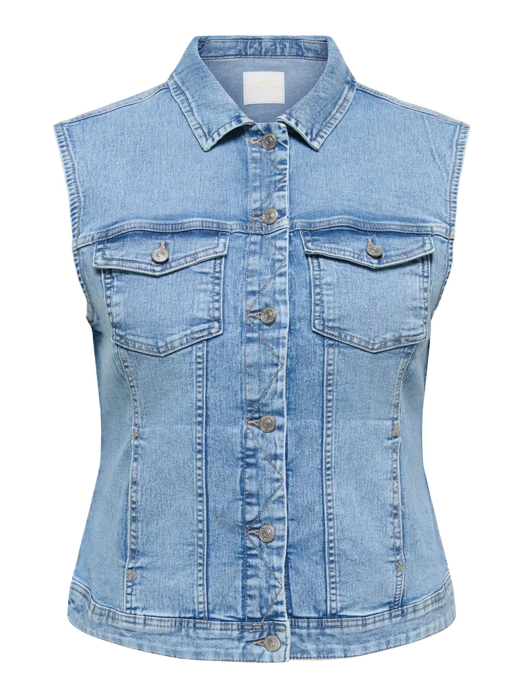 Lichtblauwe Denim Gilet