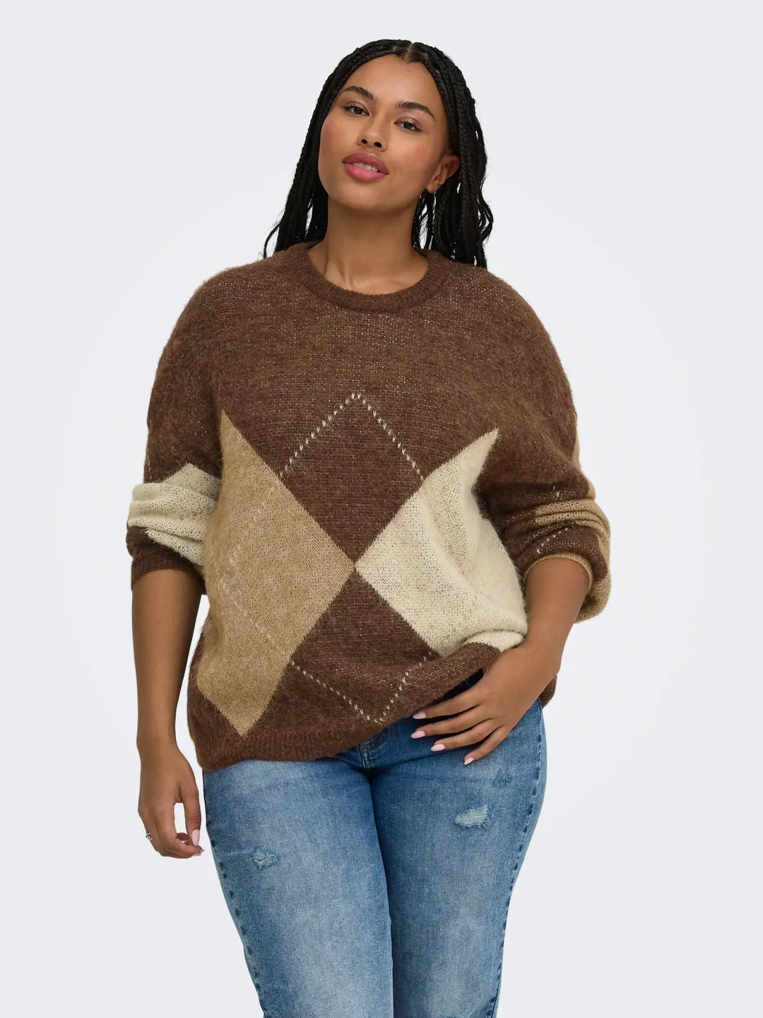 Bruine Argyle Trui