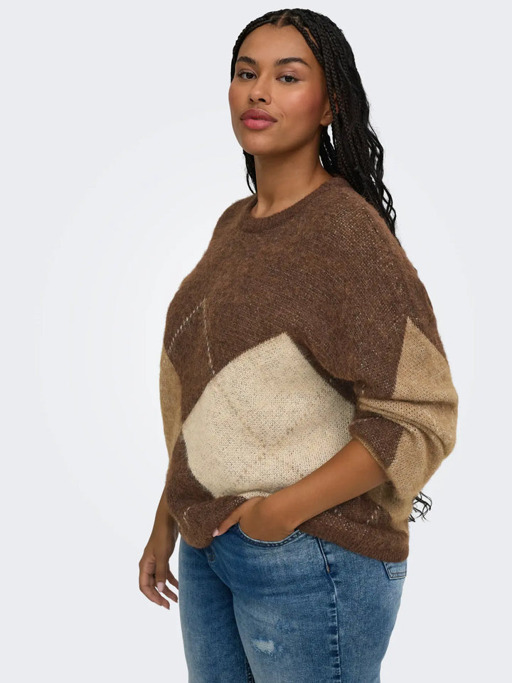 Bruine Argyle Trui