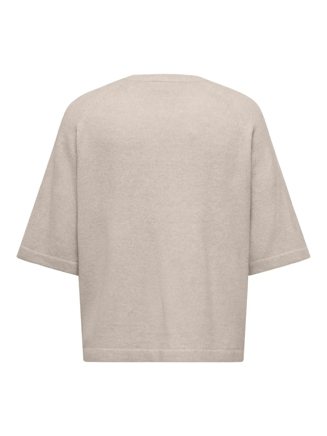 Beige Trui Met Wijde Mouwen