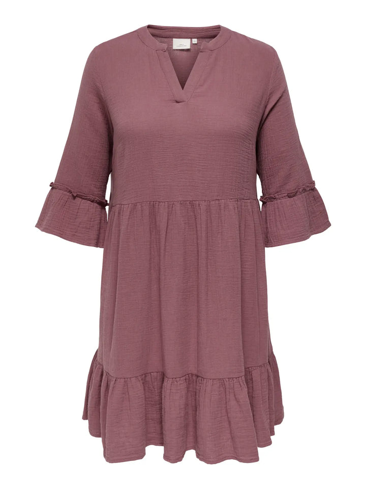 Oudroze Katoenen Jurk