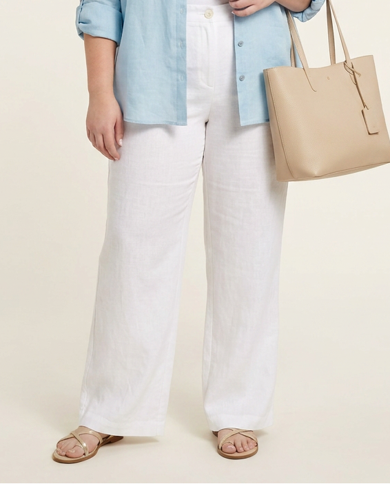 Witte Linnen Broek