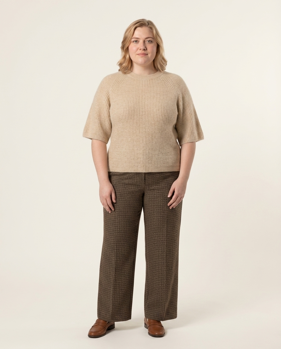 Zachte Beige Knitwear
