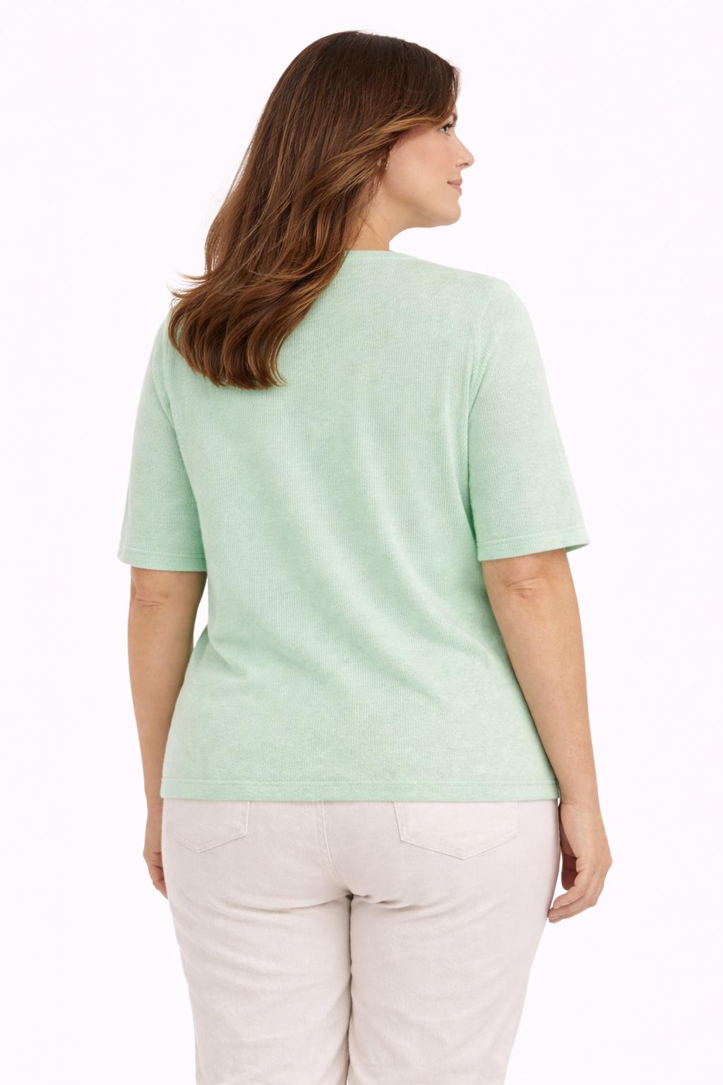 Dunne Trui Met Korte Mouwen (Twin-set)