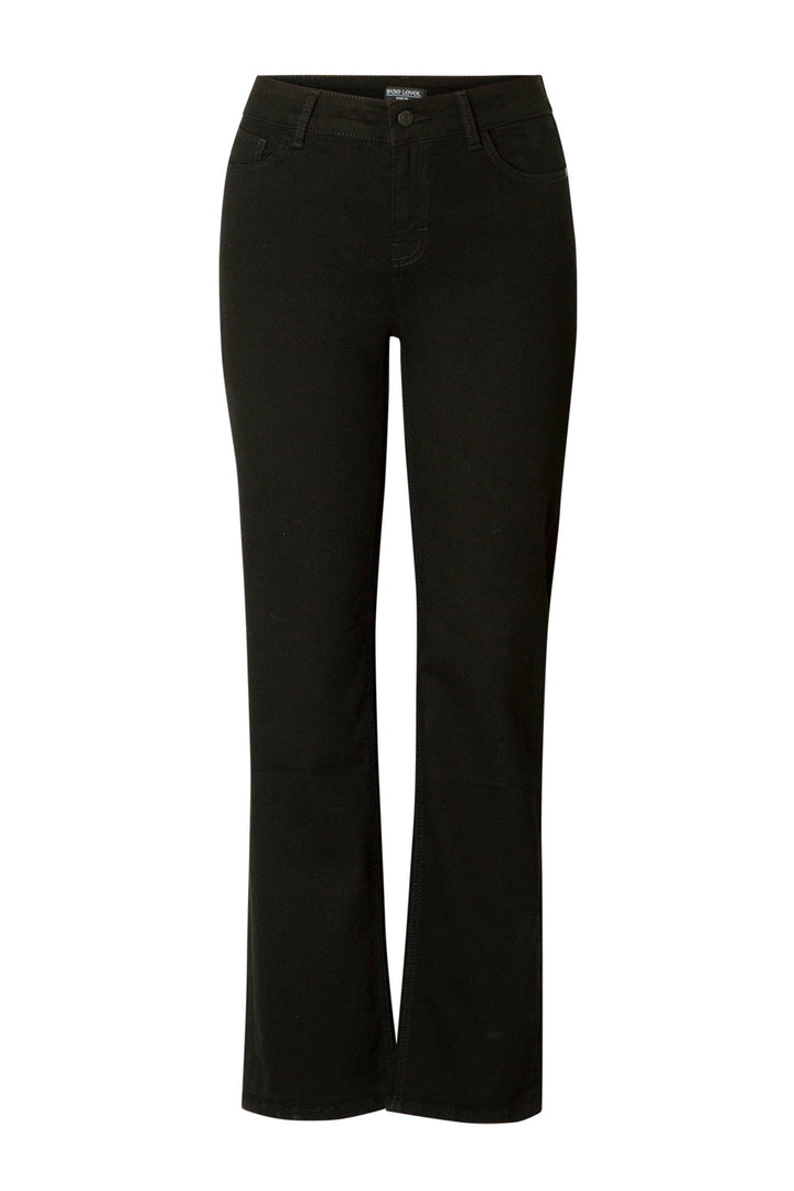 Zwarte Jeans Met Rechte Pijpen