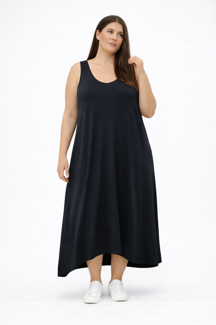 Lange Basis Jurk Jersey