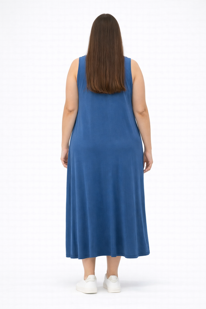 Lange basis jurk jersey