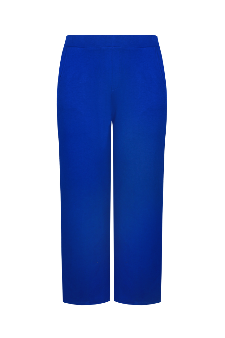 Blauwe Broek met Wijde Pijpen