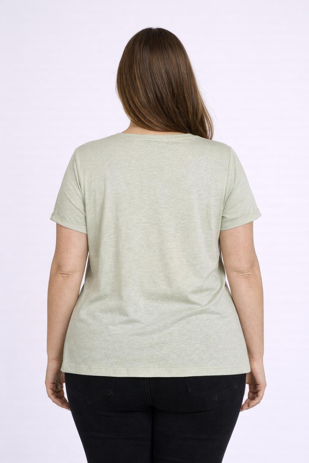 Linnen T-Shirt Met Borstzak