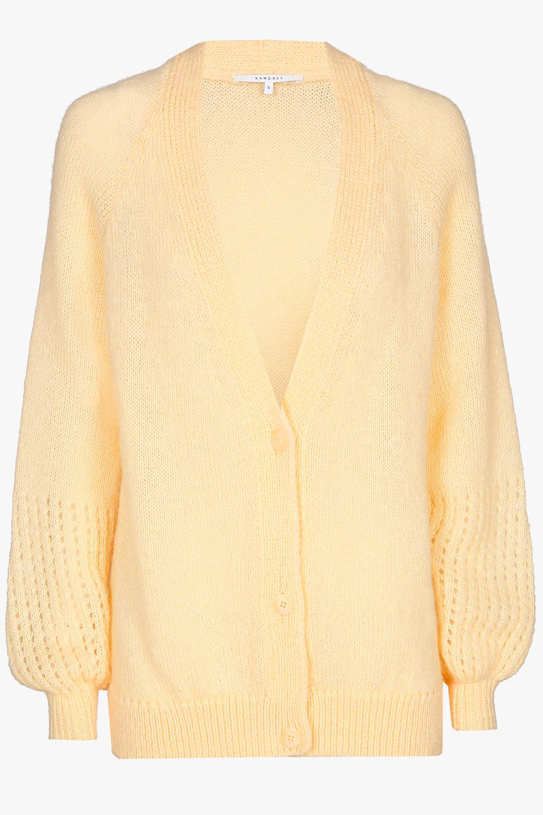 vanille cardigan in wolmix-xandres-