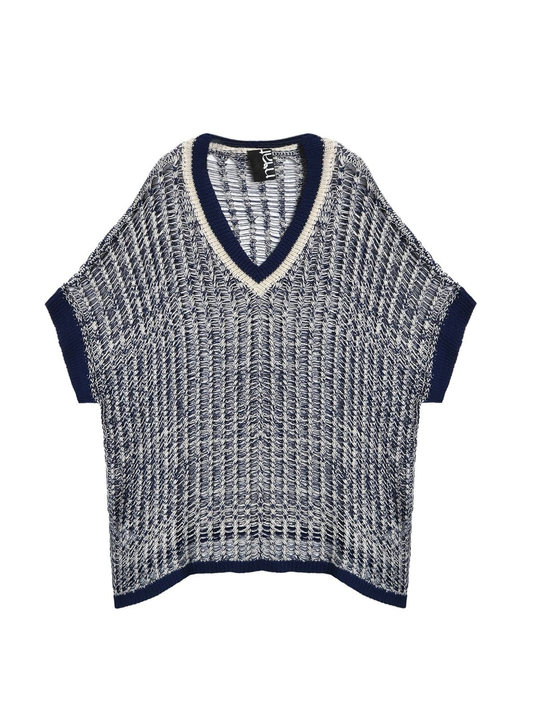 Gehaakte Marineblauwe Trui