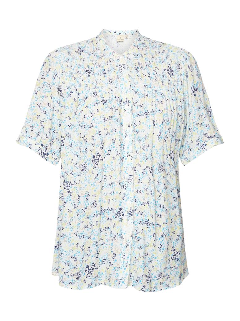 multicolor blouse - b. copenhagen - 215740 - grote maten - dameskleding - kledingwinkel - herent - leuven