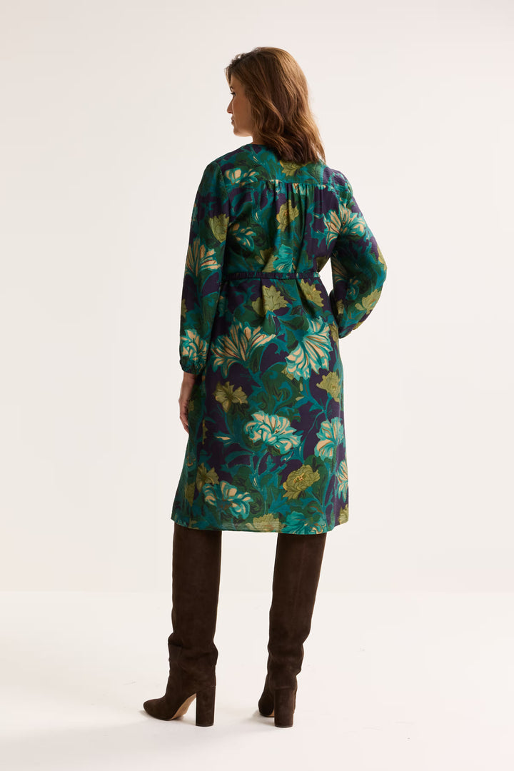 Rechte Jurk Met Bloemenprint