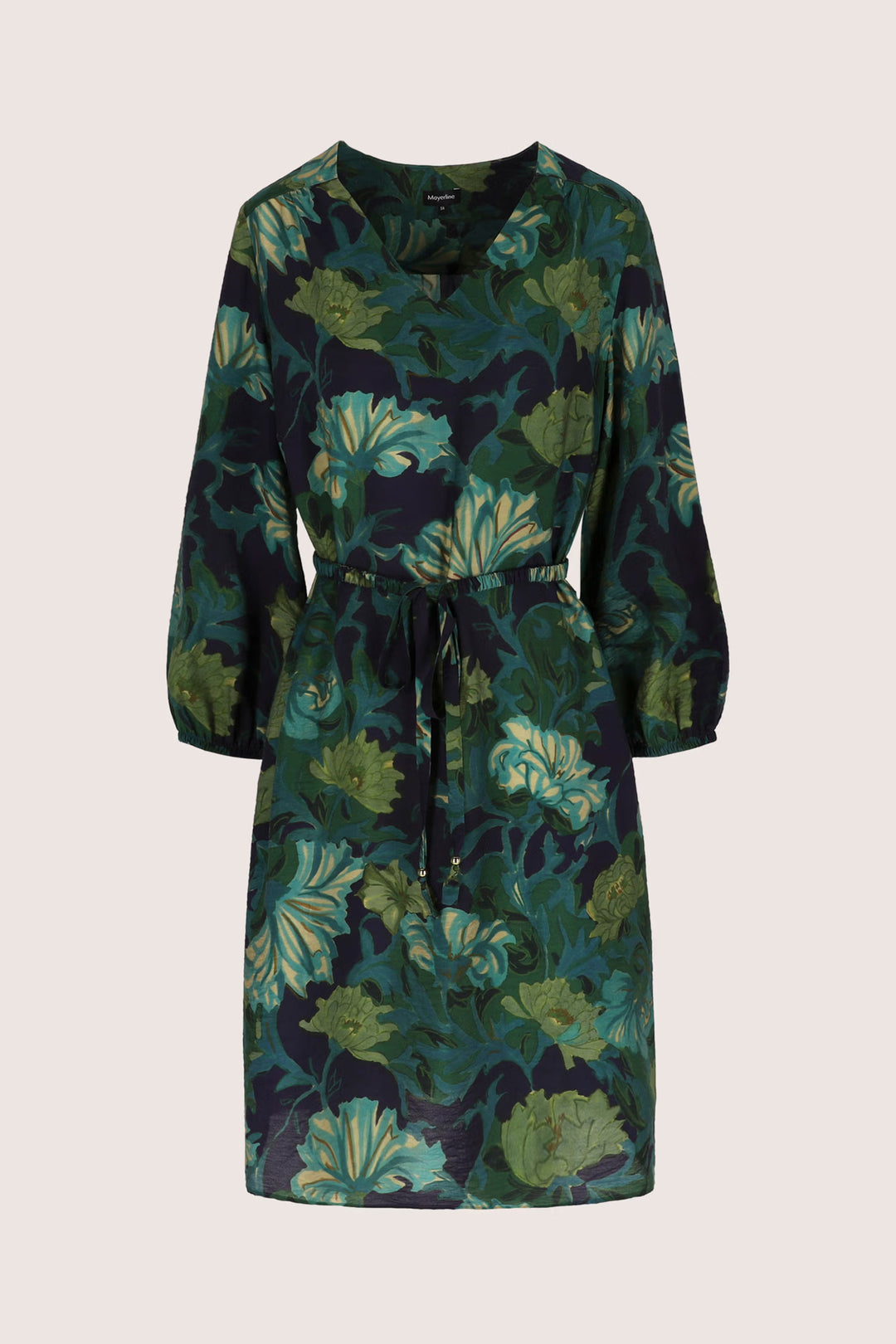 Rechte Jurk Met Bloemenprint
