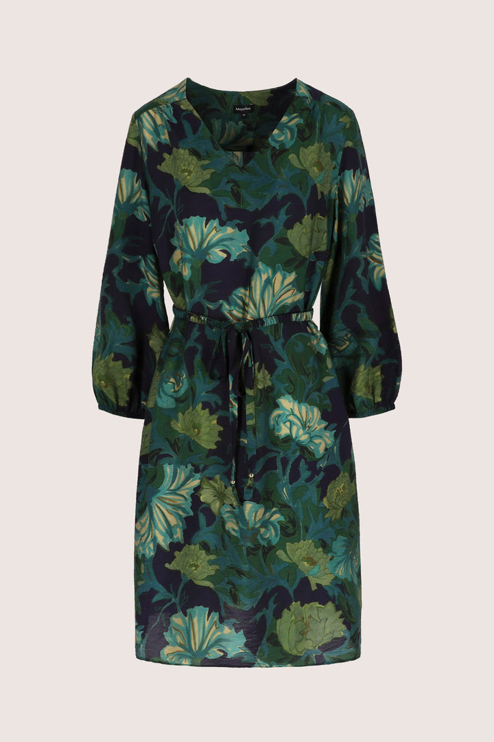 Rechte Jurk Met Bloemenprint
