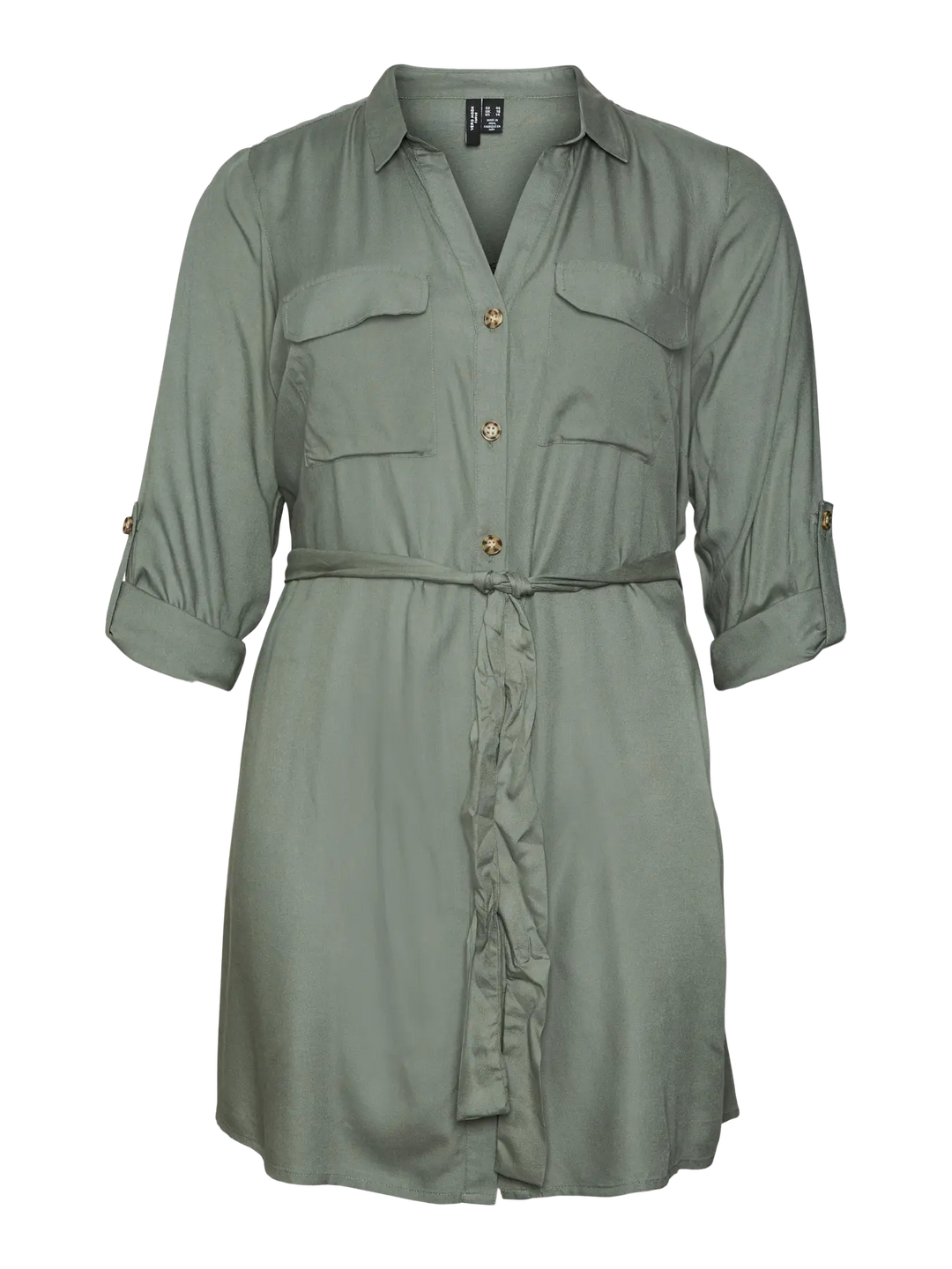 Doorknoopjurk Met Ceintuur